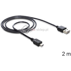 Kabel EASY-USB 2.0-A - mini-B M-M 2m Delock 83363