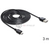 Kabel EASY-USB 2.0-A - mini-B M-M 3m Delock 83364