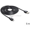 Kabel EASY-USB 2.0-A - mini-B M-M 5m Delock 83365