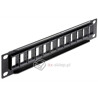 Keystone Patchpanel 10" 12 portowy Delock 43259