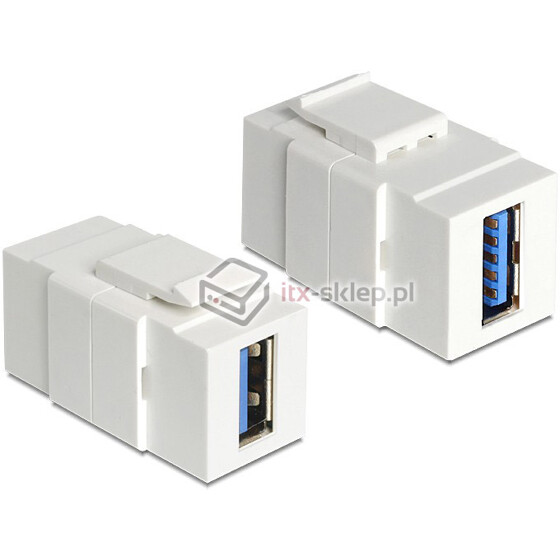 Moduł Keystone USB 3.0 A zeński (F) - USB 3.0 A żeński (F) Delock 86319