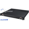 Obudowa uniwersalna Dual mini-ITX 19" Rack 1U Delta4-1U-ITX 250W