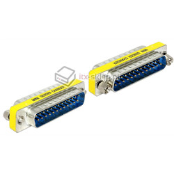 Adapter przejściówka Sub-D 25pin męsko-męski M-M 1:1 Gender Changer