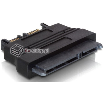Adapter SATA 22pin żeński  Slim SATA 13pin męski Delock 61694