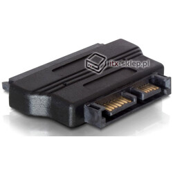 Adapter SATA 22pin żeński  Slim SATA 13pin męski Delock 61694