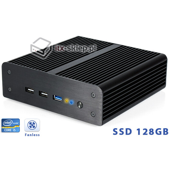 Komputer NUC Fanless Core i5-3427U 1,8GHz 4GB SSD 128GB Delta-NUC2-SSD128