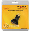 Adapter Displayport męski (M)  DVI 24+5 żeński (F) Delock 65257