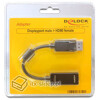 Adapter Displayport męski (M)  HDMI żeński (F) Delock 61849