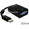 Adapter Displayport męski (M)  VGA 15pin żeński (F) Delock 61848