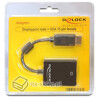 Adapter Displayport męski (M)  VGA 15pin żeński (F) Delock 61848