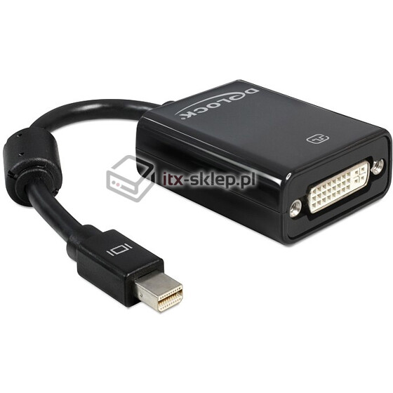 Adapter mini Displayport męski (M)  DVI 24+5 żeński (F) Delock 65098