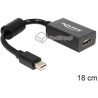 Adapter mini Displayport męski (M)  HDMI żeński (F) Delock 65099