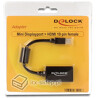 Adapter mini Displayport męski (M)  HDMI żeński (F) Delock 65099