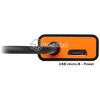 Adapter Smartfon/TV Slimport / myDP męski (M)  HDMI żeński (F) + USB micro-B Delock 65468