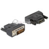 Adapter DVI-D 25 pin męski (M)  HDMI żeński (F) z dioda LED Delock 65024