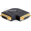Adapter kątowy DVI 24+5 pin żeńsko (F) - żeński (F) Delock 65246