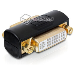Adapter DVI 24+5 pin żeńsko (F) - żeński (F) Delock 65225