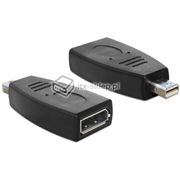Adapter mini Displayport męski (M)  Displayport żeński (F) Delock 65238