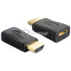 Adapter HDMI A męski (M)  C żeński (F) High Speed Delock 65262