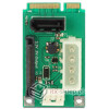 Adapter konwerter mSATA full size - 1x SATA 7 pin + power Delock 95241