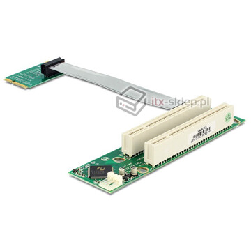 Elastyczny Riser Card mini PCI-Express - 2x PCI 32bit 5V 13cm