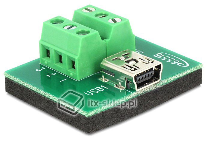 Adapter terminal VGA mSub-D 15pin raster 3,81 mm