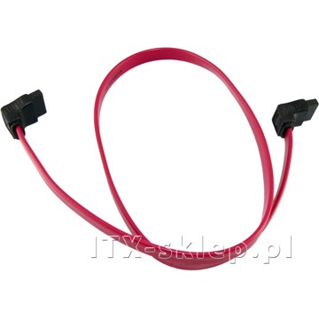 Kabel SATA kątowy 50 cm 0,5 m