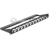 Keystone Patchpanel 19" 24 portowy z organizerem do kabli Delock 43279