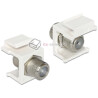 Moduł Keystone F zeński (F) - F żeński (F) 75 Ohm Delock 86300