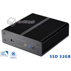 Komputer NUC Fanless Celeron 847 1,1GHz 4GB SSD 32GB Delta-NUC3-SSD32