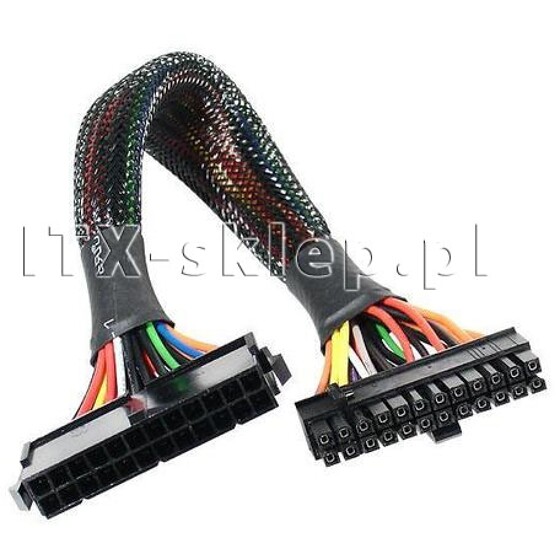 Przedłużacz PSU 30 cm Akasa AK-CB24-24-EXT