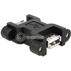Adapter przejściówka USB 2.0 A-A F-F żeńsko-żeński ze śrubkami montażowymi