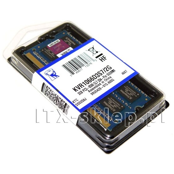 Kingston SODIMM 2GB 1333MHz DDR3 KVR13S9S6/2