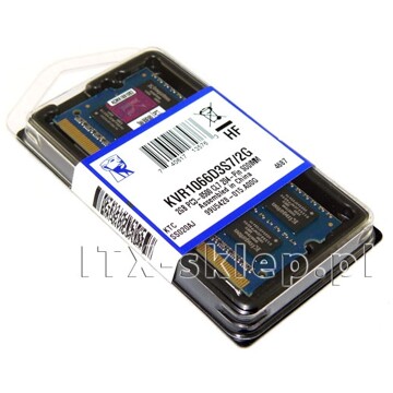 Kingston SODIMM 2GB 1333MHz DDR3 KVR13S9S6/2