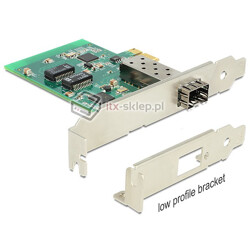 PCI-Express x1 SFP Slot Gigabit LAN Intel 82583V Delock 89368