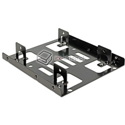Ramka montażowa sanki HDD SSD 3.5" - 2x 2.5" Delock 18210