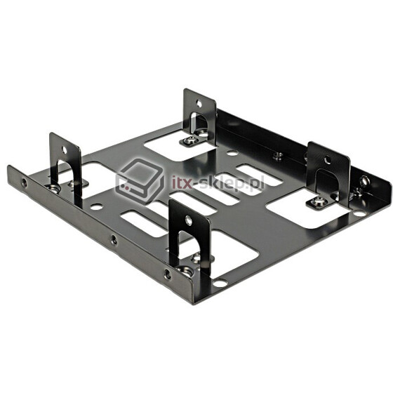 Ramka montażowa sanki HDD SSD 3.5" - 2x 2.5" Delock 18210