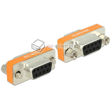 Adapter przejściówka RS-232 1:1-Null-Modem żeńsko-żeński F-F
