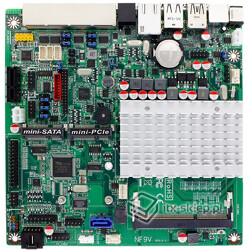 Jetway NF9VT-2930 Celeron N2930 QuadCore 1,83GHz DDR3 4xRJ45 Serial 2xRS-232 12V DC