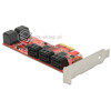 Kontroler 10x SATA 6Gbps PCI-Express x2 JMicron HQ Delock 89384