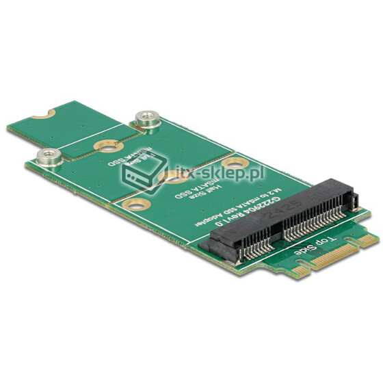 Adapter konwerter mSATA - M.2 NGFF do dysków mSATA Delock 62591