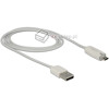 Kabel USB-A micro-B ze wskaźnikiem ładowania LED 1m 83604