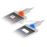 Kabel USB-A micro-B ze wskaźnikiem ładowania LED 1m 83604