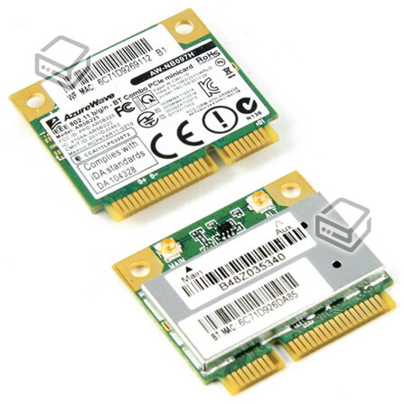 Atheros AR5B225 AW-NB097H 802.11bgn Bluetooth mini PCI-Express half-size