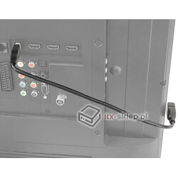 Elastyczny przedłużacz USB 3.0 A-A krótki giętki 35cm M-F Delock 83714