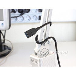 Elastyczny przedłużacz USB 3.0 A-A krótki giętki 50cm M-F Delock 83715