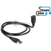 Elastyczny przedłużacz USB 3.0 A-A krótki giętki 100cm M-F Delock 83716