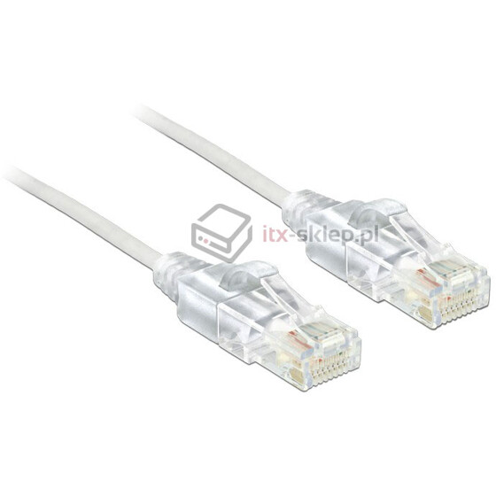 Kabel RJ-45 patchcord elastyczny Cat.6 UTP Slim 2m Delock 83782