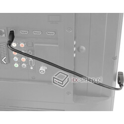 Elastyczny przedłużacz USB 2.0 A-A krótki giętki 35cm M-F Delock 83498