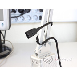 Elastyczny przedłużacz USB 2.0 A-A krótki giętki 50cm M-F Delock 83499